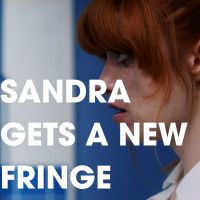 SANDRA GETS A NEW FRINGE