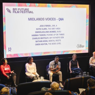 BFI Future Film festival Midlands Voices photo of the panel