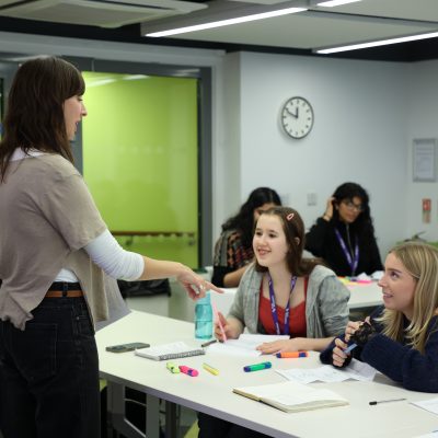 bfi film academy participants and course instructor