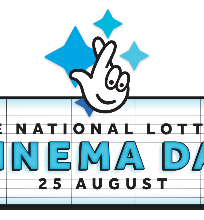 The national lottery cinema day logo.