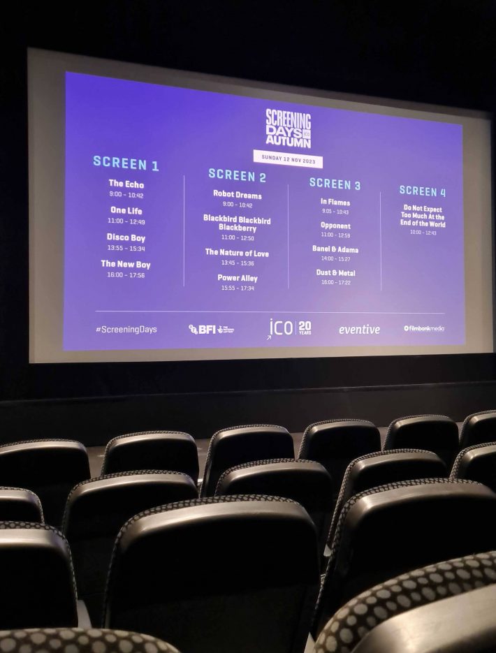 ICO Autumn Screening Days Screen Slide