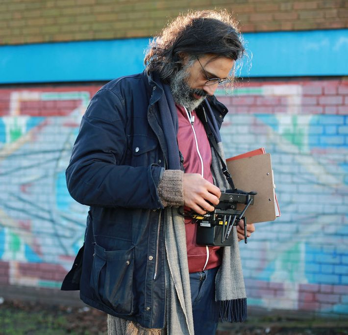 Billy Dosanjh on the shoot of Lumbu