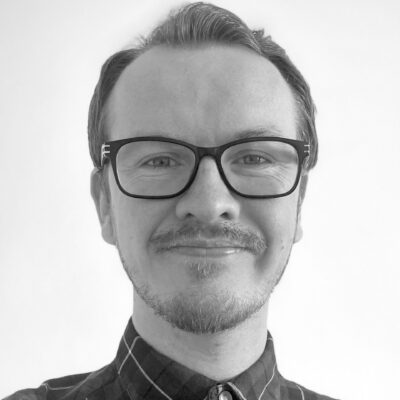 David Poole Headshot B+w